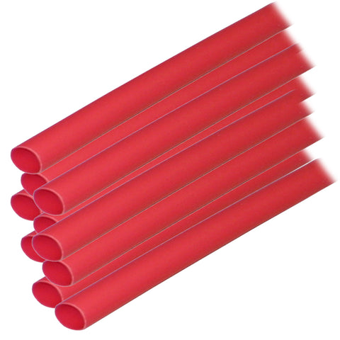 Ancor Adhesive Lined Heat Shrink Tubing (ALT) - 1/4" x 12" - 10-Pack - Red [303624] - American Offshore