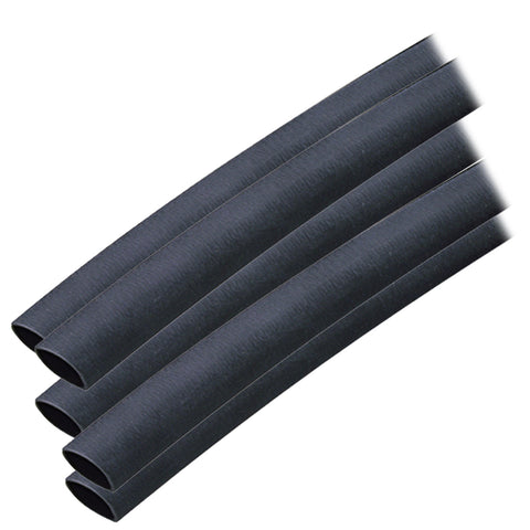 Ancor Adhesive Lined Heat Shrink Tubing (ALT) - 3/8" x 6" - 5-Pack - Black [304106] - American Offshore