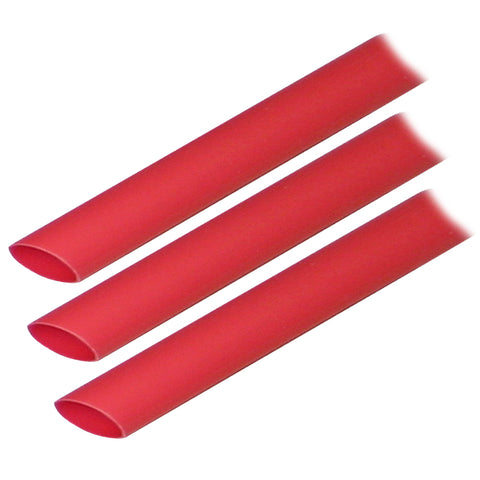 Ancor Adhesive Lined Heat Shrink Tubing (ALT) - 1/2" x 3" - 3-Pack - Red [305603] - American Offshore