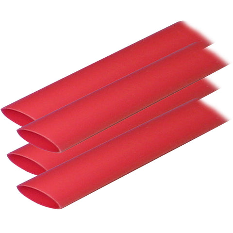 Ancor Adhesive Lined Heat Shrink Tubing (ALT) - 3/4" x 12" - 4-Pack - Red [306624] - American Offshore