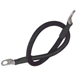 Ancor Battery Cable Assembly, 2 AWG (34mm) Wire, 5/16" (7.93mm) Stud, Black - 18" (45.7cm) [189140] - American Offshore