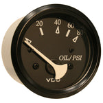 VDO Cockpit Marine Oil Pressure Gauge - 80 PSI - Black Dial/Bezel [350-11800] - American Offshore