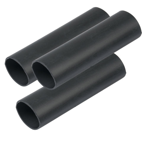 Ancor Heavy Wall Heat Shrink Tubing - 3/4" x 3" - 3-Pack - Black [326103] - American Offshore