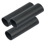 Ancor Heavy Wall Heat Shrink Tubing - 3/4" x 6" - 3-Pack - Black [326106] - American Offshore