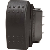 Blue Sea 7938 Contura II Switch DPDT Black - (ON)-OFF-(ON) [7938] - American Offshore