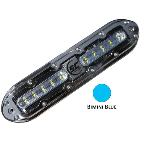 Shadow-Caster SCM-10 LED Underwater Light w/20' Cable - 316 SS Housing - Bimini Blue [SCM-10-BB-20] - American Offshore