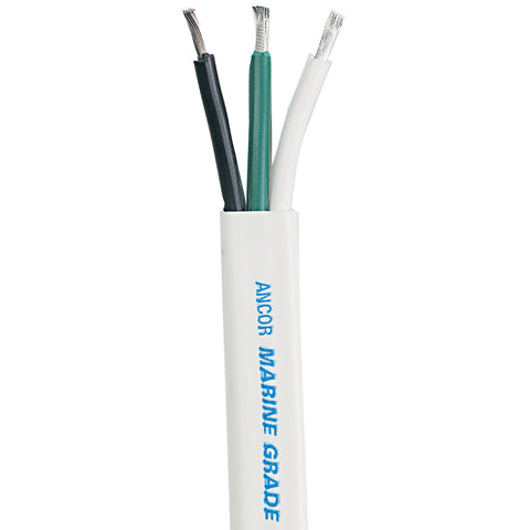 Ancor White Triplex Cable - 14/3 AWG - Flat - 250' [131525] - American Offshore