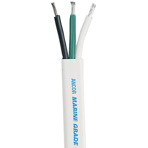 Ancor White Triplex Cable - 8/3 AWG - Flat - 25' [130902] - American Offshore