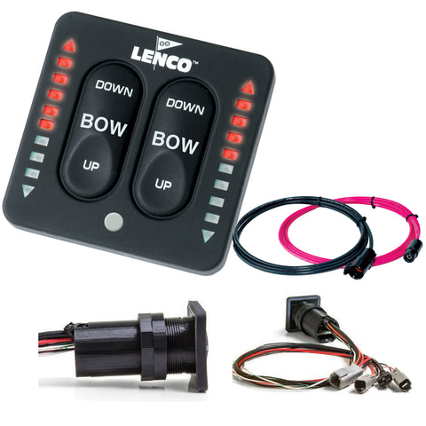 Lenco LED Indicator Integrated Tactile Switch Kit w/Pigtail f/Dual Actuator Systems [15171-001] - American Offshore