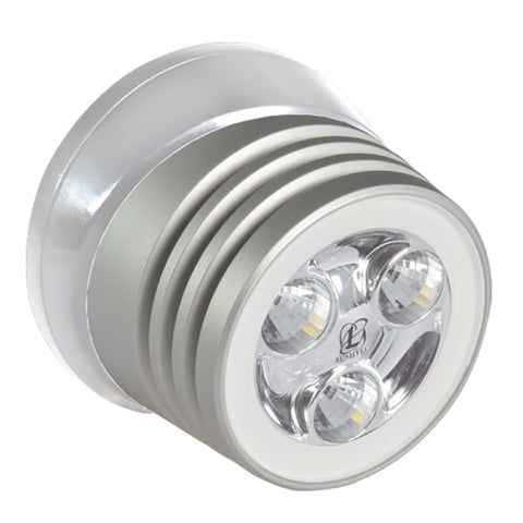 Lumitec Zephyr LED Spreader/Deck Light - Brushed White Base - White Non-Dimming [101325] - American Offshore