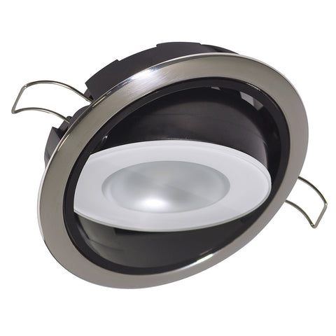 Lumitec Mirage Positionable Down Light - Spectrum RGBW Dimming - Polished Bezel [115117] - American Offshore