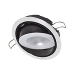 Lumitec Mirage Positionable Down Light - White Dimming, Red/Blue Non-Dimming - White Bezel [115128] - American Offshore
