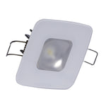 Lumitec Square Mirage Down Light - White Dimming, Red/Blue Non-Dimming - Glass Housing - No Bezel [116198] - American Offshore