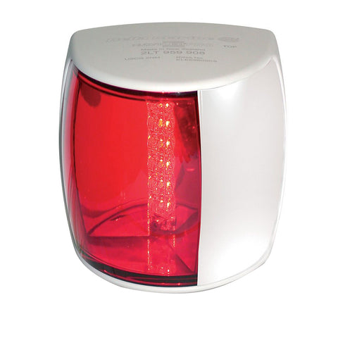 Hella Marine NaviLED PRO Port Navigation Lamp - 3nm - Red Lens/White Housing [959900211] - American Offshore