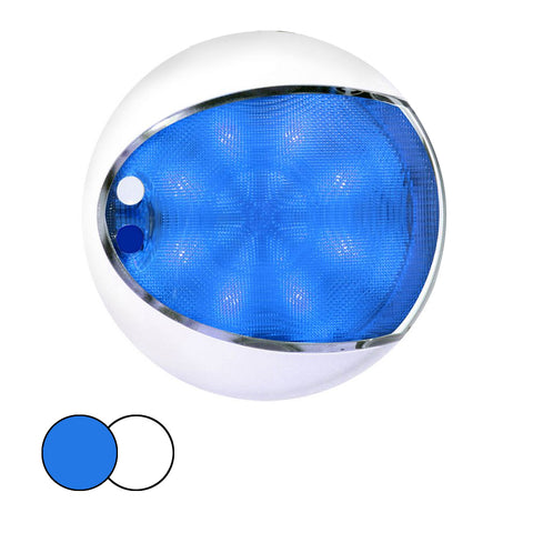 Hella Marine EuroLED 175 Surface Mount Touch Lamp - Blue/White LED - White Housing [959951121] - American Offshore