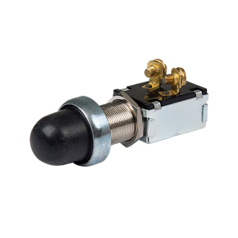BEP 2-Position SPST Moisture Sealed Push Button Switch - OFF/(ON) [1001503] - American Offshore