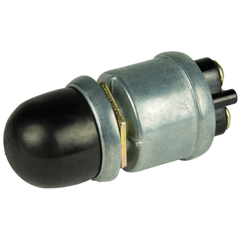BEP 2-Position SPST Heavy-Duty Push Button Switch w/Cover - OFF/(ON) - 35 Amp [1001508] - American Offshore