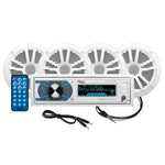 Boss Audio MCK632WB.64 Package AM/FM Digital Media Receiver; 2 Pairs of 6.5" Speakers  Antenna [MCK632WB.64] - American Offshore