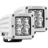 RIGID Industries D-Series PRO Hybrid-Spot LED - Pair - White [602213] - American Offshore