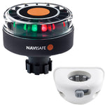 Navisafe Navilight Tricolor 2NM w/Navibolt Base  Vertical Mount - White [342KIT6] - American Offshore