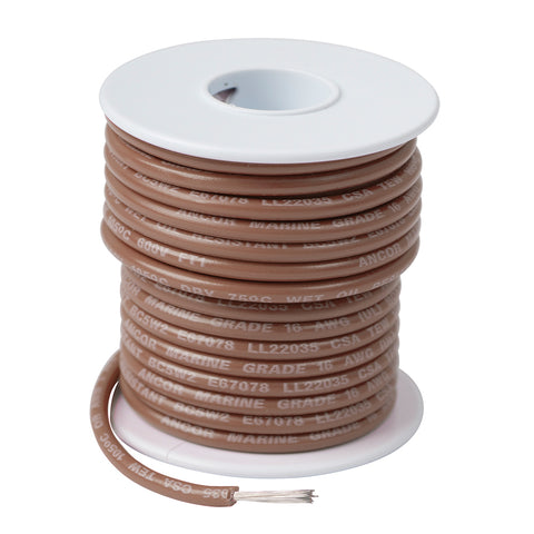 Ancor Tan 16 AWG Tinned Copper Wire - 100 [101810] - American Offshore