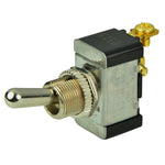 BEP SPST Chrome Plated Toggle Switch -OFF/(ON) [1002002] - American Offshore