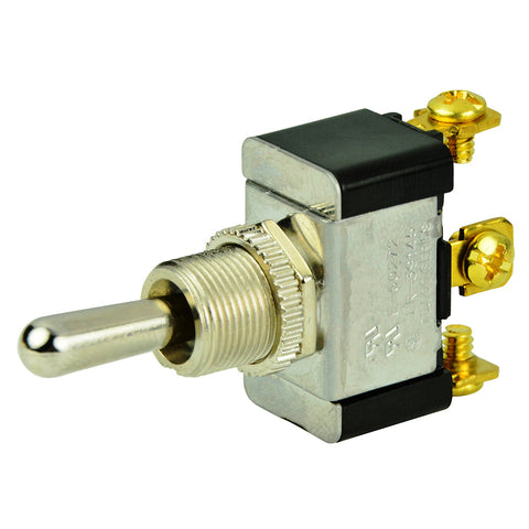 BEP SPDT Chrome Plated Toggle Switch - (ON)/OFF/(ON) [1002004] - American Offshore
