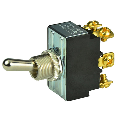 BEP DPDT Chrome Plated Toggle Switch - ON/OFF/ON [1002018] - American Offshore
