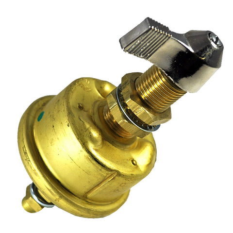 Cole Hersee Single Pole Brass Marine Battery Switch - 175 Amp - Continuous 1000 Amp Intermittent [M-284-BP] - American Offshore