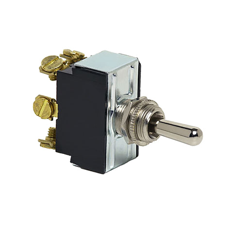 Cole Hersee Heavy Duty Toggle Switch DPDT (On)-Off-(On) 6 Screw [55054-BP] - American Offshore
