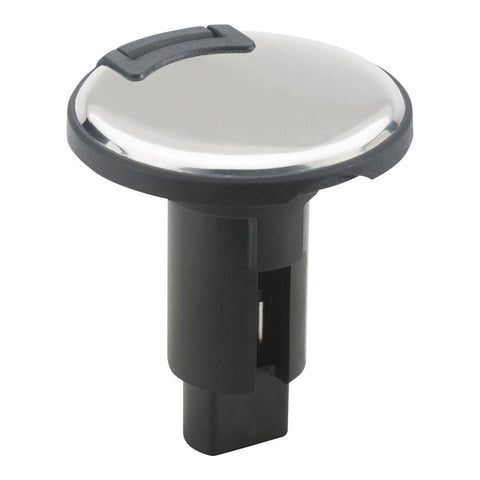 Attwood LightArmor Plug-In Base - 2 Pin - Stainless Steel - Round [910R2PSB-7] - American Offshore