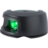 Attwood LightArmor Deck Mount Navigation Light - Black Composite - Starboard (green) - 2NM [NV2012PBG-7] - American Offshore