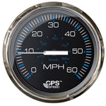 Faria Chesepeake Black 4" Studded Speedometer - 60MPH (GPS) [33749] - American Offshore