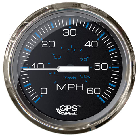 Faria Chesepeake Black 4" Studded Speedometer - 60MPH (GPS) [33749] - American Offshore