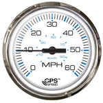 Faria Chesapeake White SS 4" Studded Speedometer - 60MPH (GPS) [33839] - American Offshore