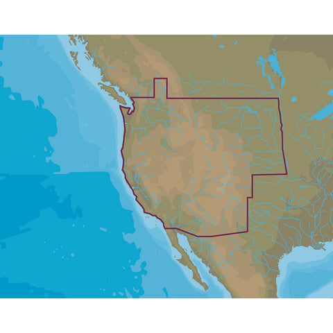 C-MAP 4D Lakes NA-D071 West US Lakes [NA-D071]