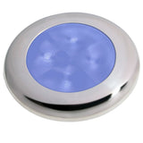 Hella Marine Polished Stainless Steel Rim LED Courtesy Lamp - Blue [980503221] - American Offshore
