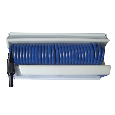 Whitecap 25 Blue Coiled Hose w/Mounting Case [P-0443] - American Offshore