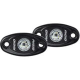RIGID Industries A-Series Black High Power LED Light - Pair - Warm White [482073] - American Offshore