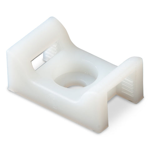 Ancor Cable Tie Mount - Natural - #8 Screw - 100 Pieces Per Bag [199232] - American Offshore