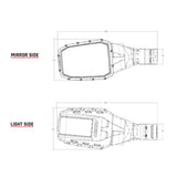 RIGID Industries Reflect Mirror Light - Black (Pair) [64011] - American Offshore