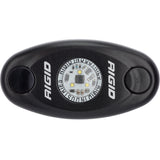 RIGID Industries A-Series Black Low Power LED Light - Single - Red [480043] - American Offshore