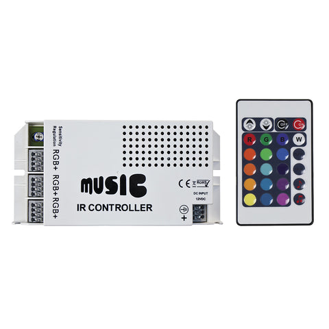 HEISE Sound Activated RGB Controller w/IR Remote [HE-RGBSAC-1] - American Offshore