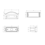 Lumitec Contour Series Inset Navigation Light - Starboard Green [101575] - American Offshore