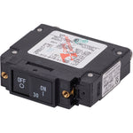 Blue Sea 7444 UL-489 Circuit Breaker - 30A Flat Rocker [7444] - American Offshore