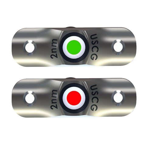 TACO Rub Rail Mounted LED Navigation Light Set - 2-1/2" [F38-6800D] - American Offshore