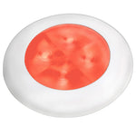 Hella Marine Red LED Round Courtesy Lamp - White Bezel - 24V [980508241] - American Offshore