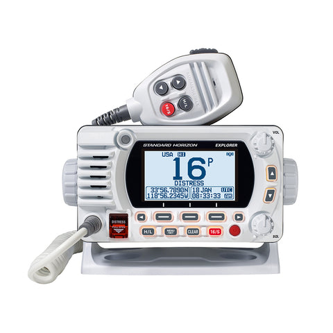 Standard Horizon GX1800G Fixed Mount VHF w/GPS - White [GX1800GW] - American Offshore