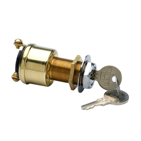 Cole Hersee 2 Position Brass Ignition Switch [M-489-BP] - American Offshore