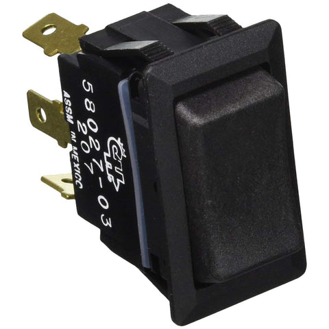Cole Hersee Sealed Rocker Switch Non-Illuminated SPDT On-Off-On 3 Blade [58027-03-BP] - American Offshore